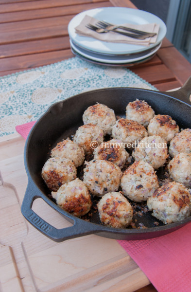 Chicken meatballs p