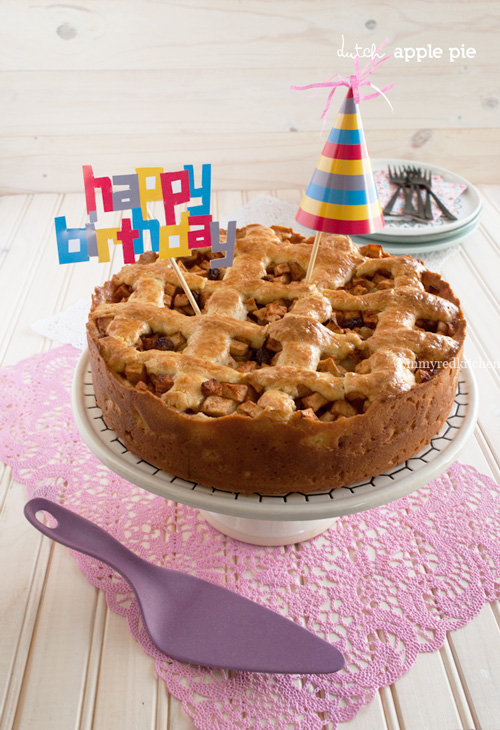 Dutch Apple Pie for my birthday! Hooray! | in my Red Kitchen