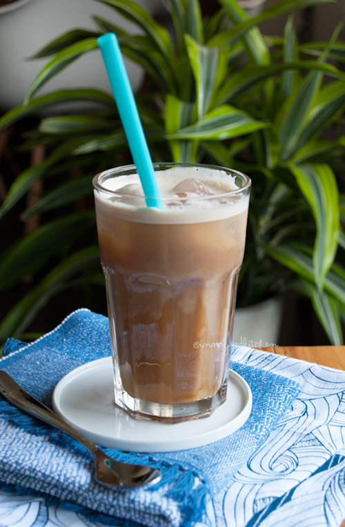 Snelle ijskoffie – Iced vanilla latte