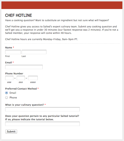 Salted-chef-hotline