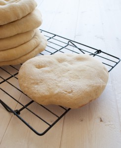 home made pita bread, easy and delicious! | in my Red Kitchen