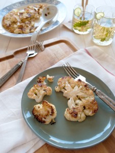 Miso roasted cauliflower, you have to serve this at your next grilling party! | in my Red Kitchen